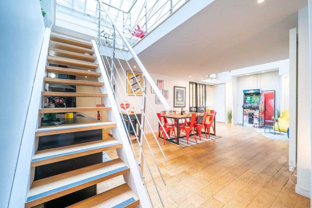 Loft Familial Au Coeur De Paris Avec Clim, Arcade Et Baby-Foot Proche Republique Et Canal St Martin Exteriér fotografie